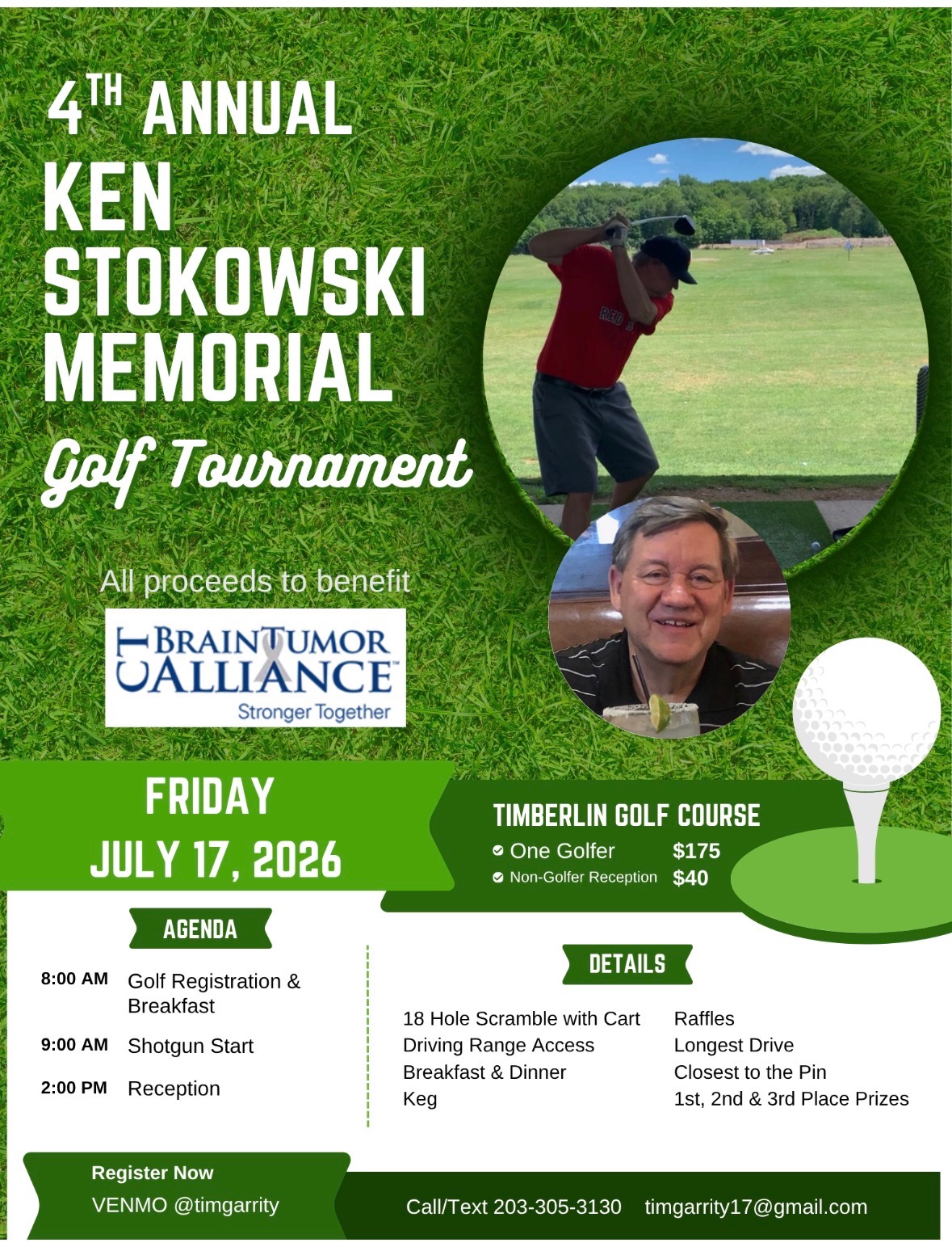 Fourth Annual Ken Stokowski Memorial Golf Tournament  