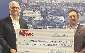 Connecticut Brain Tumor Alliance Partners with NBT Bank On 15th Anniversary Pledge Campaign